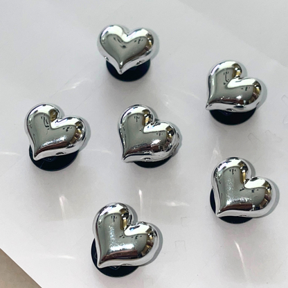 Silver Tiny Hearts