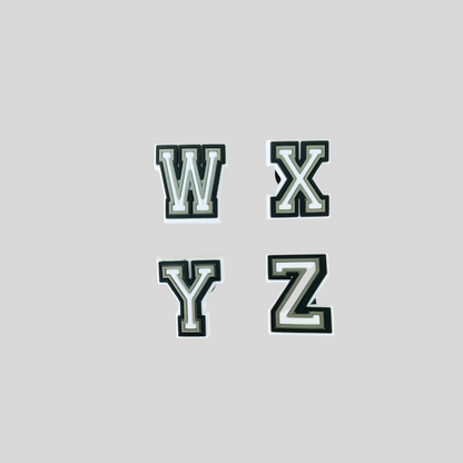 White Alphabet Letters