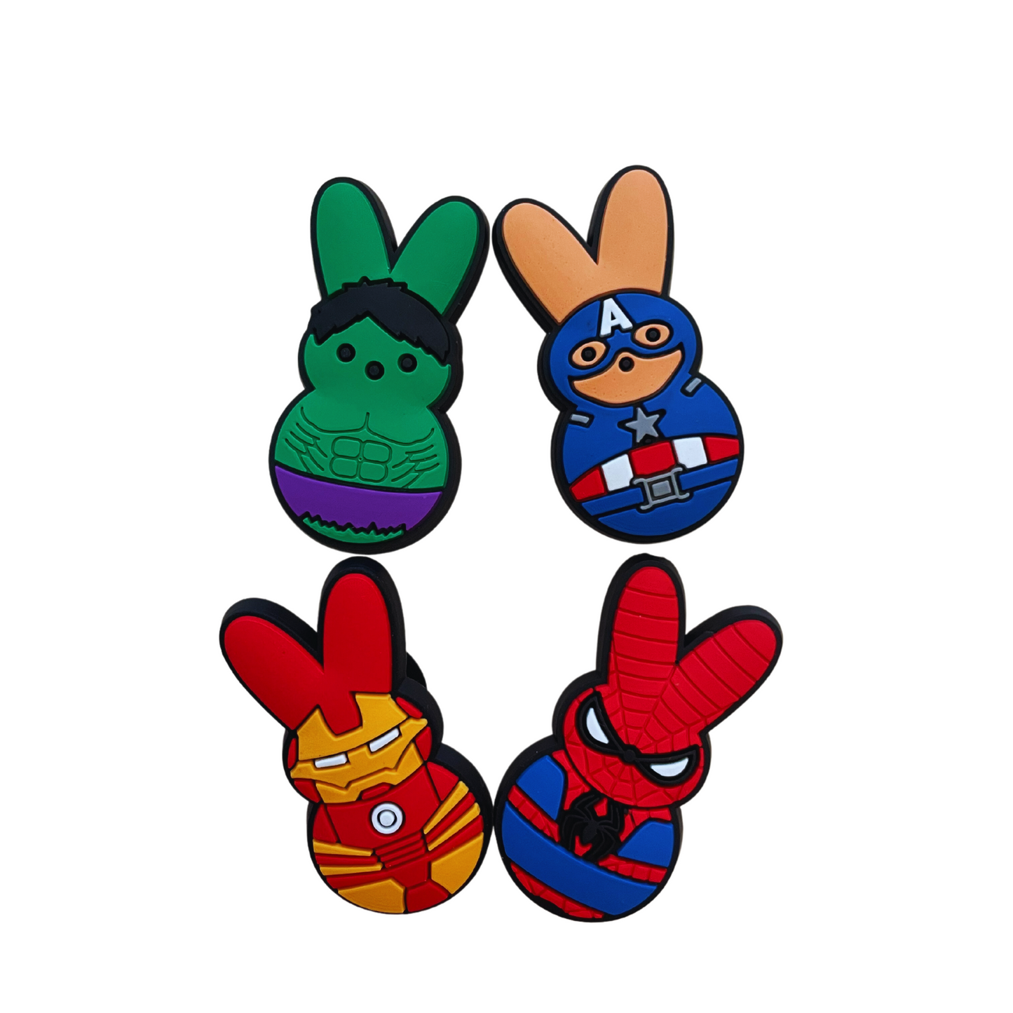 SuperHero Peeps Shoe Charms