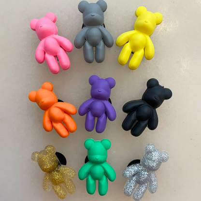 Colorful Bears Shoe Charms