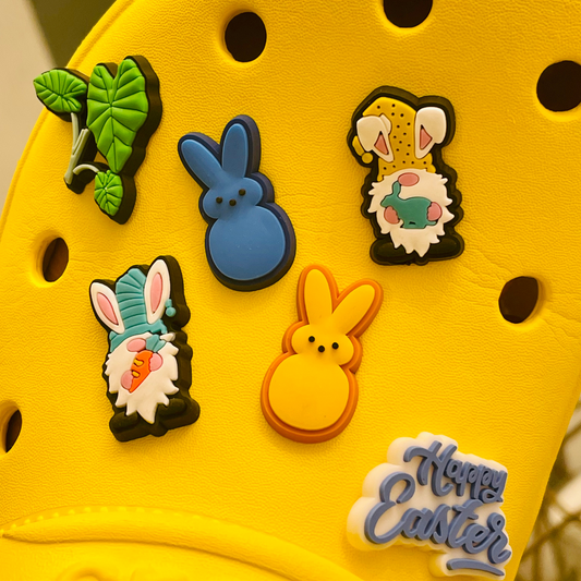 Easter Peeps & Gnomes Shoe Charm